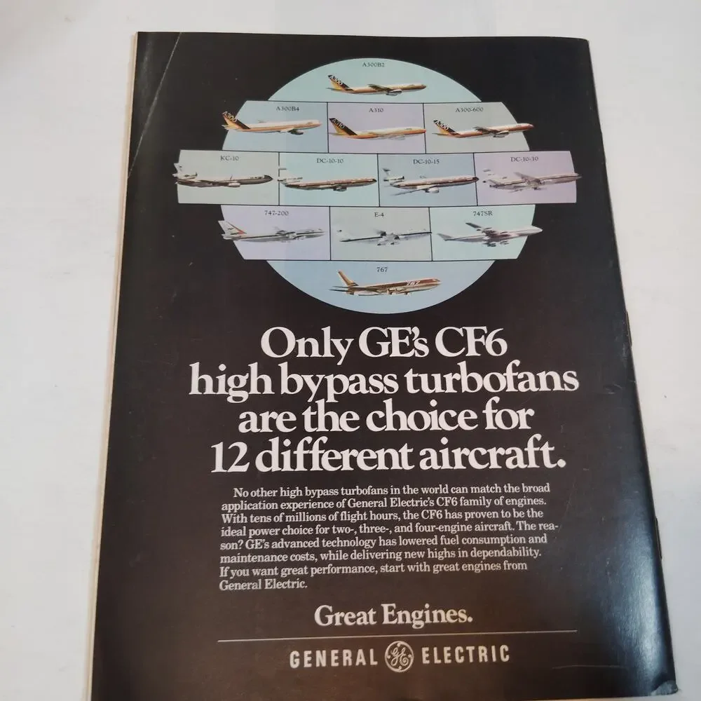 Air Transport World Magazine July 1981 - American Airlines Maintenance Vintage